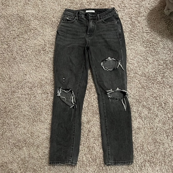 Gray pacsun mom jeans - Picture 1 of 4